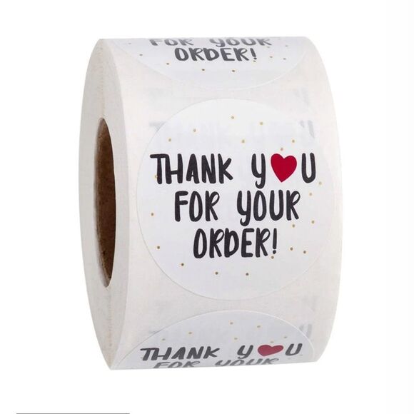 500 Thank You Stickers - Picture 1 of 2